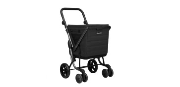 Textil y costura - CARRO COMPRA 4 RUEDAS WE GO PREMIUM NEGRO