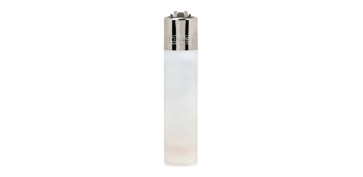 MECHERO TRANSPARENTE BLANCO EXPOSITOR 48 UDS