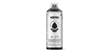 Aerosol o spray - PINTURA SRAY MTN WEPRO SOLVENT BRILLANTE 400 ML NEGRO COSMOS