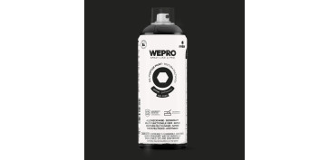 Aerosol o spray - PINTURA SRAY MTN WEPRO SOLVENT SATINADO 400 ML NEGRO COSMO