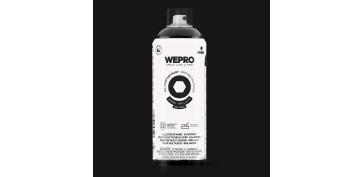Aerosol o spray - PINTURA SRAY MTN WEPRO WATER BRILLANTE 400 ML NEGRO COSMOS