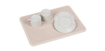 BANDEJA ESCURREPLATOS DE DIATOMITA DAMON 40X30CM BEIGE