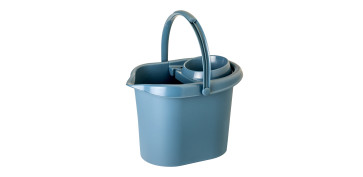 Utiles de limpieza - CUBO CON ESCURRIDOR 12L BAMBLUE