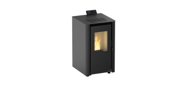 Calefacción por biomasa - ESTUFA DE PELLET NEGRA PRIME 7 KW