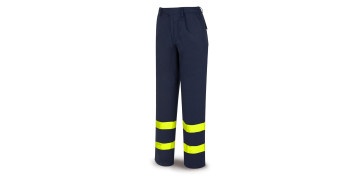 Vestuario laboral - PANTALON IGNIFUGO/ANTIESTATICO MULTINORMA AV AZUL MARINO TALLA 50-52