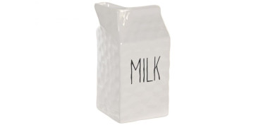 LECHERA PORCELANA BLANCA 8,5X6,7X14CM