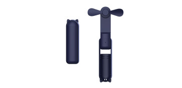 Novedades - POWERBANK CON VENTILADOR INTEGRADO AZUL 1200 MAH Y 3 VELOCIDADES
