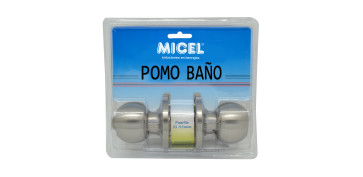 Carpinteria - POMO PUERTA BOLA BAÑO PP07 INOX