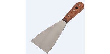 Utiles para pintar - ESPATULA PINTOR INOXIDABLE PRO MANGO MADERA 8 CM