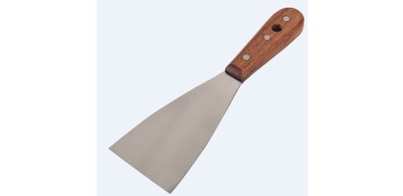 ESPATULA PINTOR INOXIDABLE PRO MANGO MADERA 9 CM