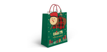 Textil y costura - BOLSA PAPEL L FORMA 23X10X18CM TIO L