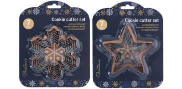 Utensilios de cocina - CORTADOR GALLETA SET 7 UDS ESTRELLA COPO NIEVE
