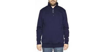 Vestuario laboral - SUDADERA MEDIA CREMALLERA VERENA NEW AZUL TALLA 3XL