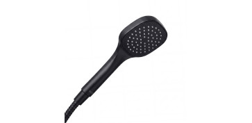 Griferia - MANGO DUCHA TOKYO BLACK 1 JET Ø 10CM