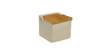 SALERO CERAMICA TAPA BAMBU AMELIE VICHY 12,2X12,2X11,5CM