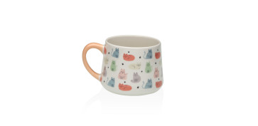 Vajillas - TAZA CERAMICA CAJA REGALO 41CL GATOS