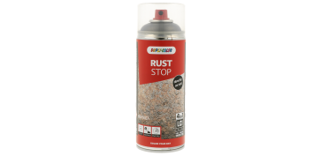Aerosol o spray - PINTURA ANTIOXIDANTE SPRAY RUST STOP FORJA 400 ML RAL 702 ALUMINO MEDIO