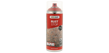 Aerosol o spray - PINTURA ANTIOXIDANTE SPRAY RUST STOP SATINADO 400 ML RAL 3000 ROJO FUEGO
