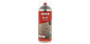 PINTURA ANTIOXIDANTE SPRAY RUST STOP SATINADO 400 ML RAL 7016 GRIS ANTRACITA
