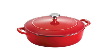 FOLLETO NAVIDAD 2026 - CAZUELA BAJA HIERRO FUNDIDO ESMALTADO CON TAPA 30CM 3,8L ROJO