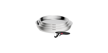 SARTEN INDUCCION DESMONTABLE INGENIO EMOTION PREMIUM SET 3 UNIDADES INOX 22-24-28CM CON MANGO