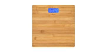 BASCULA BAÑO ELECTRONICA 180KG BAMBU