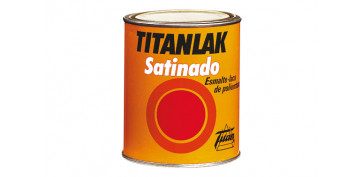 Pinturas - ESMALTE SATINADO 375 ML TITANLAK 1400-BLANCO
