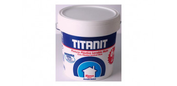 Pintura para paredes, techos y suelo - PINTURA PLASTICA BLANCO MATE TITANIT 4 LITROS