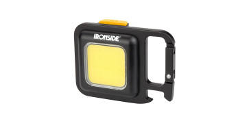 Linternas - LINTERNA IRONSIDE CLIP COB LED RECARGABLE 500 MAH 5W 500LM IP44