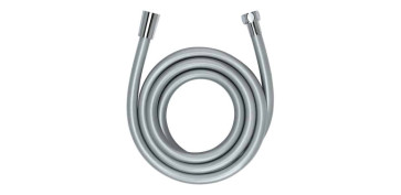 Griferia - FLEXO DUCHA PVC DESIGN 175 CM GRIS PLATA MATE