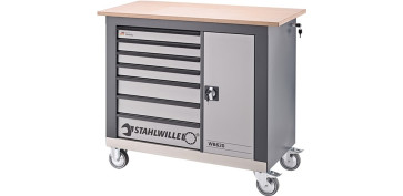 BANCO TRABAJO C/RUEDAS 07 CAJO 1150X500X1030MM WB620 STAHLWI 