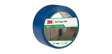 Señalizacion - CINTA ADHESIVA VINILO 764 AZUL 50MMX33MX 0,13MM