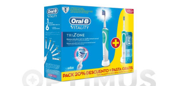 CEPILLO DENTAL (PACK 2U) ORAL-B DUO VITAL. TRIZONE