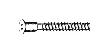 Fijación y Tornilleria - TORNILLO ENSAMBLAR PAVONADO 5X50 MM