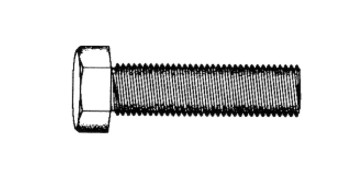 Fijación y Tornilleria - TORNILLO CABEZA HEXAGONAL M-5X20 MM