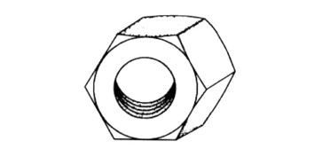 Fijación y Tornilleria - TUERCA HEXAGONAL DIN-934 M-3