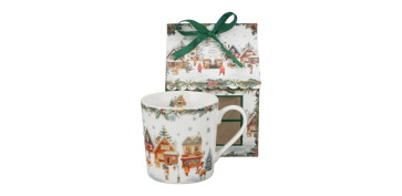 Vajillas - MUG CHRISTMAS VILLAGE CAJA REGALO