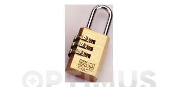 Carpinteria - CANDADO COMBINACION MALETA IFAM 615/20 LATON