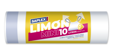 Utiles de limpieza - BOLSA BASURA 10 L (20 UDS) CIERRA FACIL LIMON MINI 45X47CM
