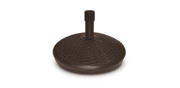 Decoración - BASE PARASOL RATTAN MOKA 20L 45CM 