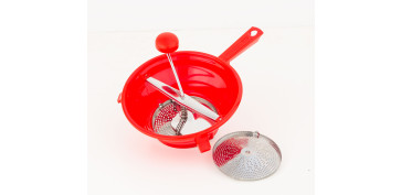 Utensilios de cocina - PASAPURES PLASTICO 2 DISCOS INOX 24CM