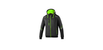 SUDADERA TÉCNICA 280 GR GRIS/VERDE FLUOR COLORADO TALLA S