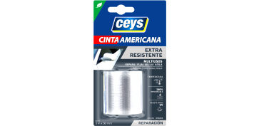 Adhesivos - CINTA AMERICANA TACKCEYS GRIS 5X50