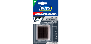 Adhesivos - CINTA AMERICANA TACKCEYS NEGRO 5X50