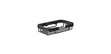 Baños y sanitarios - CESTILLO RECT ALUMINIUM BLACK 140X90X32