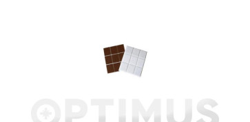 FIELTRO ADHESIVO RECTANGULAR 2 UNIDADES 100X85MM BLANCO