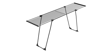 Textil y costura - TENDEDERO ALAS EXTENSIBLE ACERO 24M NEGRO