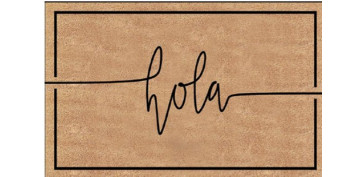 FOLLETO CALEFACCIÓN 26 - FELPUDO COCO NATURAL HOLA TRAZOS 40X70CM