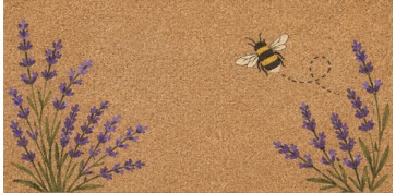 FOLLETO CALEFACCIÓN 26 - FELPUDO COCO NATURAL LAVANDA BEE 40X70CM