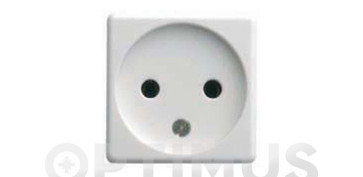 Material instalacion electrico - BASE ENCHUFE 2P BLANCO S27 PLAY